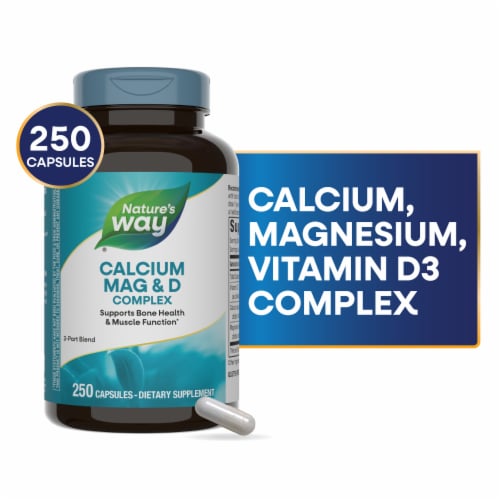 Nature's Way® Calcium Magnesium & D Complex Capsules, 250 ct - Fry’s ...