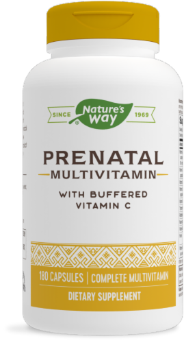Nature's Way Prenatal Multi Vitamin & Mineral Capsules Perspective: front