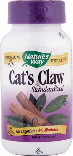 Nature's Way Cats Claw Standardized Capsules Perspective: front