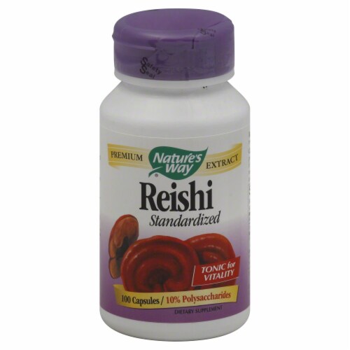 Nature's Way Reishi Capsules Perspective: front