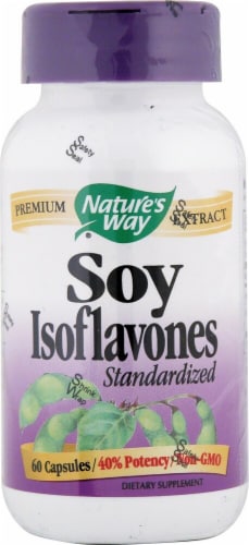 Nature's Way  Soy Isoflavones Standardized Perspective: front