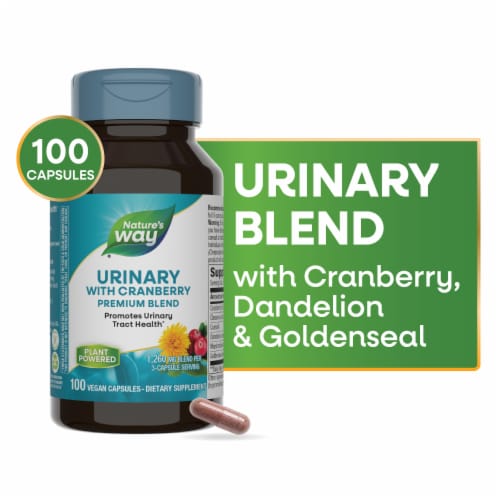 Nature's Way® Urinary with Cranberry Capsules 420mg Perspective: front
