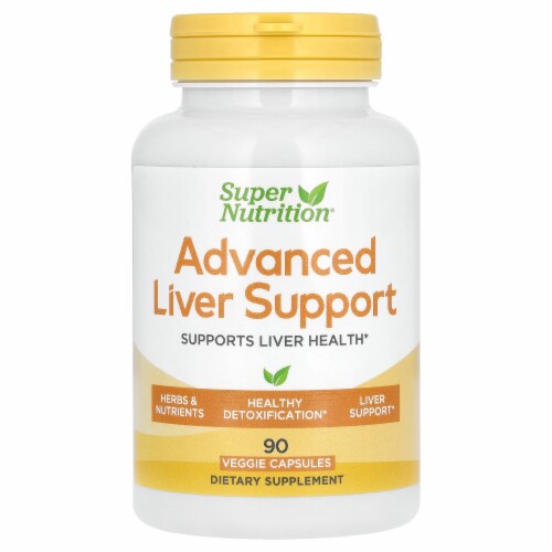 Super Nutrition Advanced Liver Support - 90 Veggie Capsules, 90 Count ...