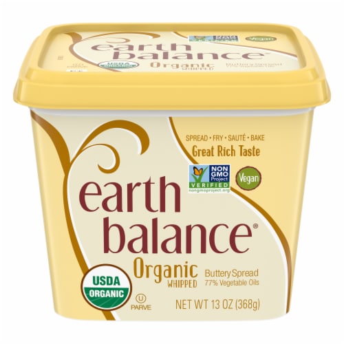 Earth Balance® Organic Whipped Buttery Spread Tub Perspective: front