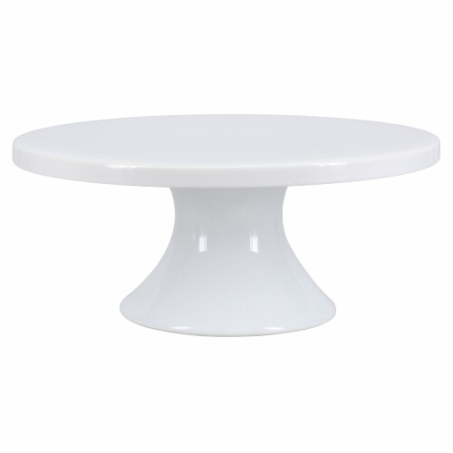 BIA Cordon Bleu Round Porcelain Pedestal Cake Stand Perspective: front
