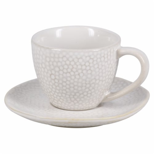 BIA Cordon Bleu Serene Demitasse Cup and Saucer Set - Crème Perspective: front