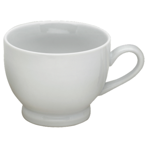 Dash of That™ Footed Cappuccino Cup - White Perspective: front