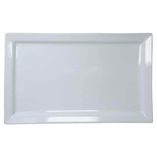 Dash of That™ Rectangular Serving Platter - White Perspective: front