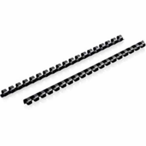 Mead MEA4000137 1 in. Comb Bind Binding Spines, Black Perspective: front
