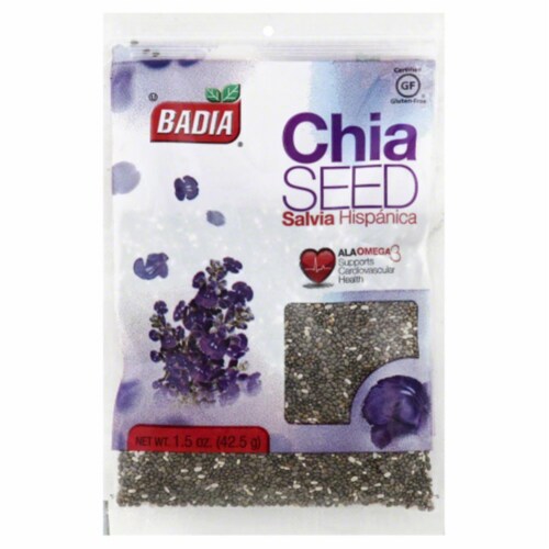 Badia  Chia Seed&#44; 1.5 oz Perspective: front