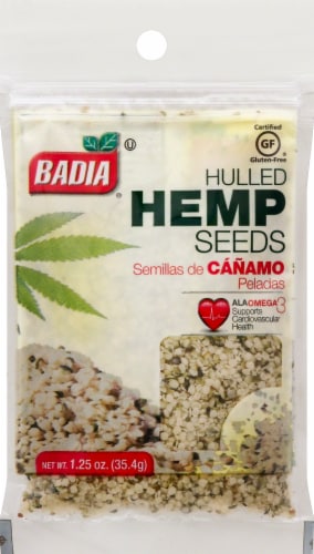 Badia Hulled Hemp Seeds Perspective: front