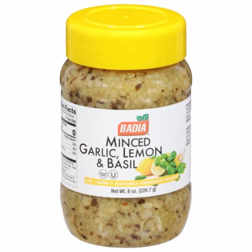 Badia® Garlic Lemon & Basil Minced Perspective: front