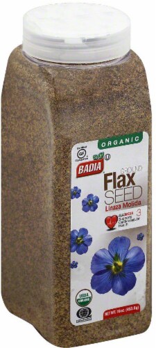 Badia Organic Ground Flaxseed Perspective: front