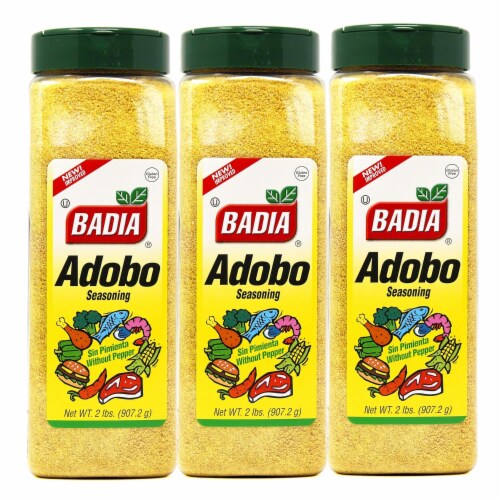 Badia® Adobo w/o Pepper Seasoning Blend Pack Perspective: front