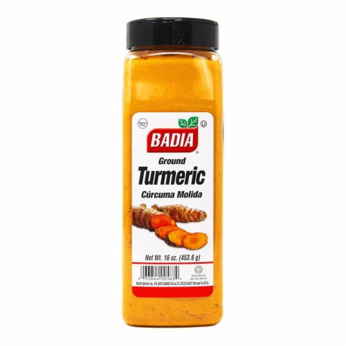 Badia Ground Turmeric Kosher Seasoning Spice - 16oz Perspective: front