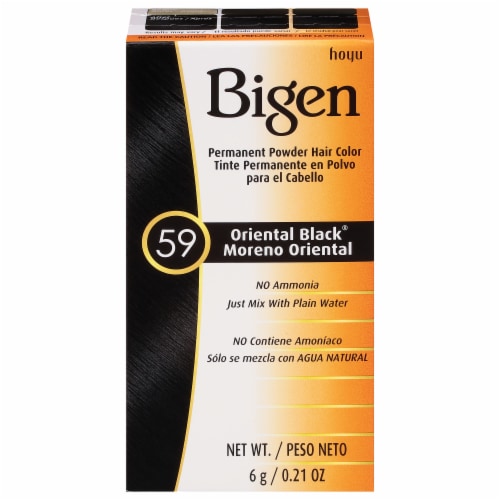 Bigen 59 Oriental Black Hair Color Perspective: front