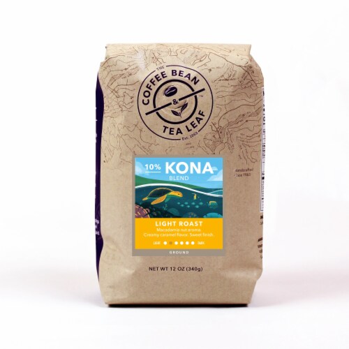 The Coffee Bean & Tea Leaf Kona Blend Light Roast Ground Coffee Perspective: front