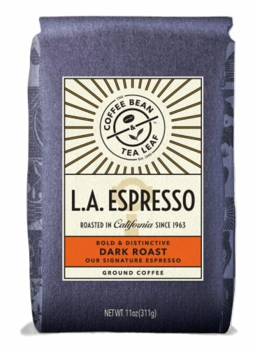 The Coffee Bean & Tea Leaf™ L.A. Espresso Dark Roast Ground Coffee Bag Perspective: front