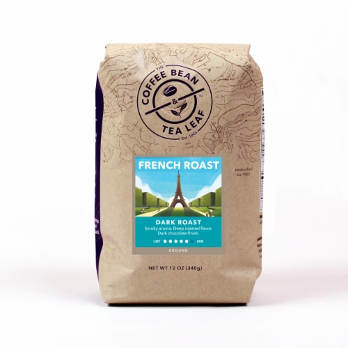 The Coffee Bean & Tea Leaf French Roast Dark Roast Ground Coffee Perspective: front