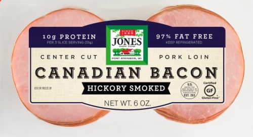 Jones Dairy Farm Hickory Smoked Canadian Bacon