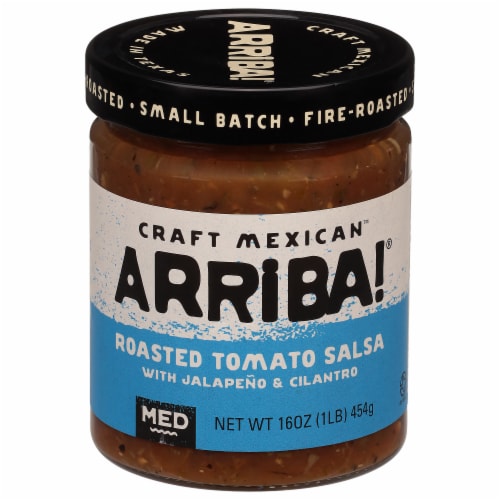 Arriba Medium Fire Roasted Red Salsa Perspective: front