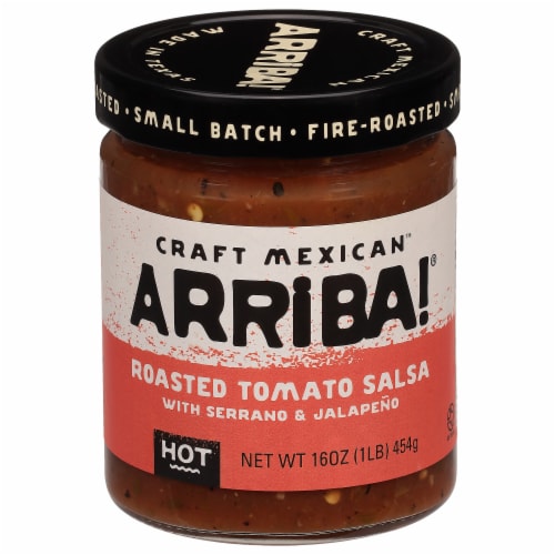 Arriba Mexican Hot Red Salsa Perspective: front