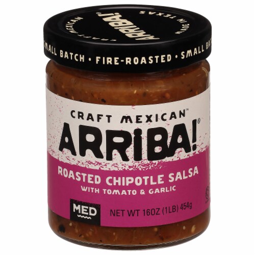Arriba!® Medium Fire Roasted Chipotle Salsa Perspective: front