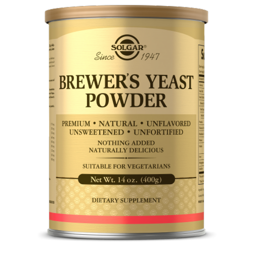 Solgar Brewer's Yeast Powder Perspective: front