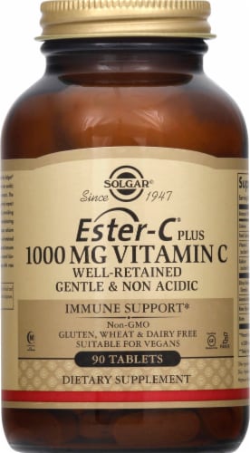 Solgar Ester-c+c-1000mg Tablets Perspective: front