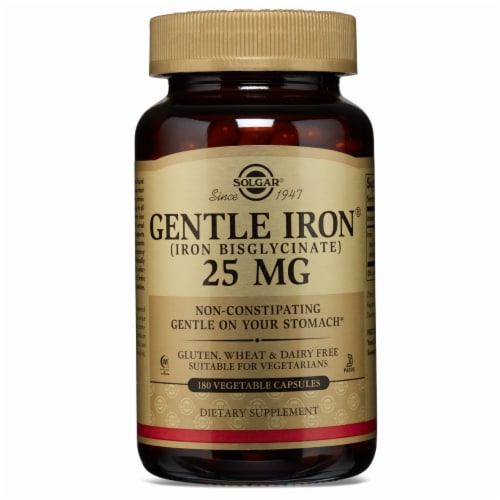Solgar Gentle Iron® Vegetable Capsules Perspective: front