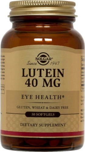 Solgar® Lutein Eye Health 40 mg Softgels Perspective: front