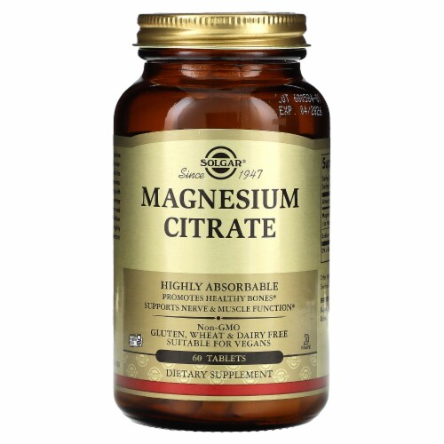 Solgar Magnesium Citrate - 60 Tablets, 60 Count - Fred Meyer