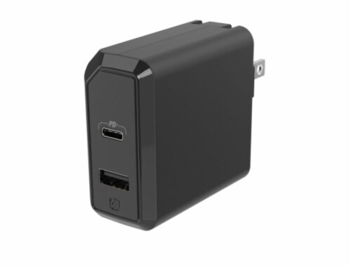 Scosche USB-C/USB-A Fast Charger Perspective: front