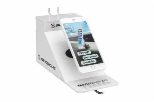 Scosche MagicMount Pro Try Me Display - White Perspective: front