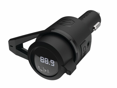 Scosche Bluetooth FM Transmitter for Mobile Devices - Black Perspective: front