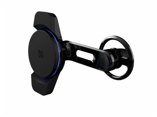 Scosche MagicGrip FreeFlow Auto-Grip Wireless Charging Vent Mount - Black Perspective: front