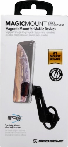 Scosche MagicMount™ Universal Mobile Device Vent Mount - Black Perspective: front