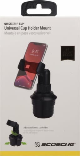Scosche CarMount Universal Cup Holder Mount Perspective: front