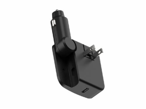 Scosche 20W USB-C Power Delivery Travel Charger Perspective: front