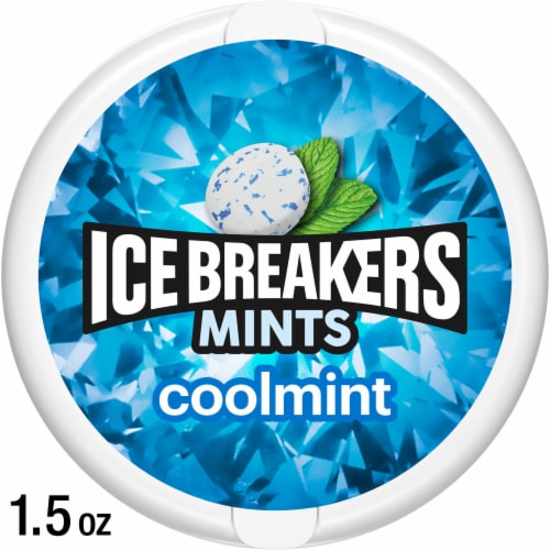 ICE BREAKERS Cool Mint Sugar Free Mints Tin Perspective: front
