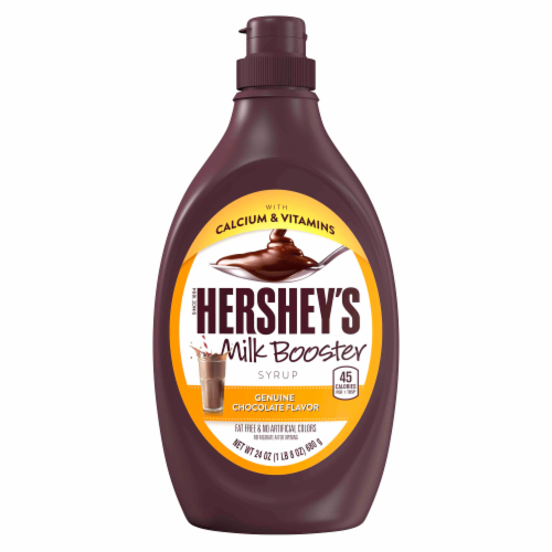 Hershey's with Calcium & Vitamins Milk Booster Chocolate Syrup, 24