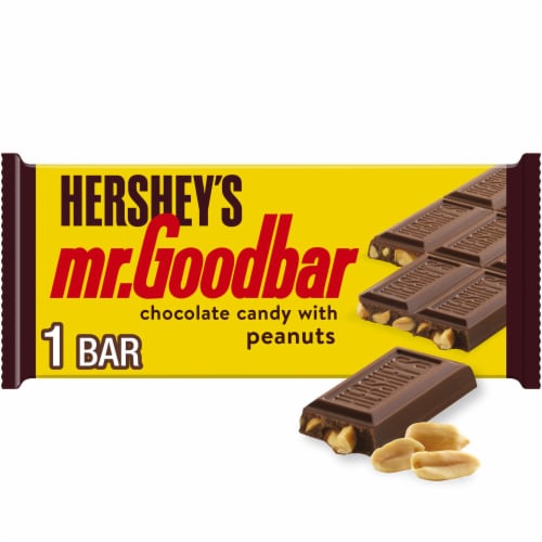 HERSHEY'S MR. GOODBAR Chocolate with Peanuts Candy Bar, 1 bar /  oz -  Dillons Food Stores