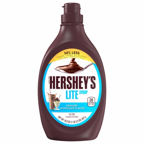 Hershey's Lite Chocolate Syrup Perspective: front