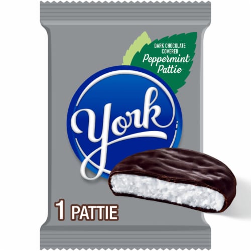 York Dark Chocolate Covered Peppermint Pattie Candy, 1.4 oz - City Market