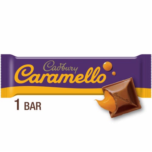 CADBURY CARAMELLO Milk Chocolate Caramel Candy Bar Perspective: front