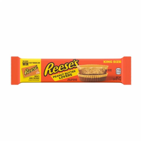 Reese's® King Size Peanut Butter Lovers Peanut Butter Cup Candy Bar, 2.8 oz  - Harris Teeter