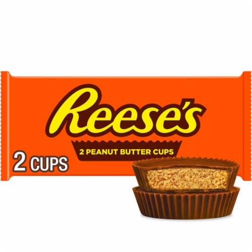 REESE'S Milk Chocolate Peanut Butter Cups Candy Bar, 1 pk / 1.5 oz ...