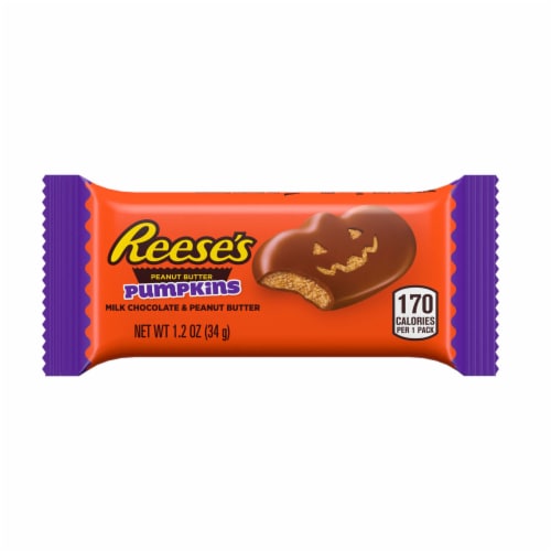 REESE’S Milk Chocolate Peanut Butter Pumpkins Halloween Candy Pack