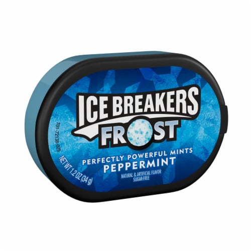 Ice Breakers Mints Frost Peppermint Dispenser Perspective: front