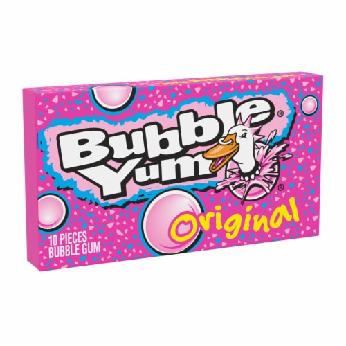BUBBLE YUM Original Flavored Chewy Bubble Gum Pack Perspective: front
